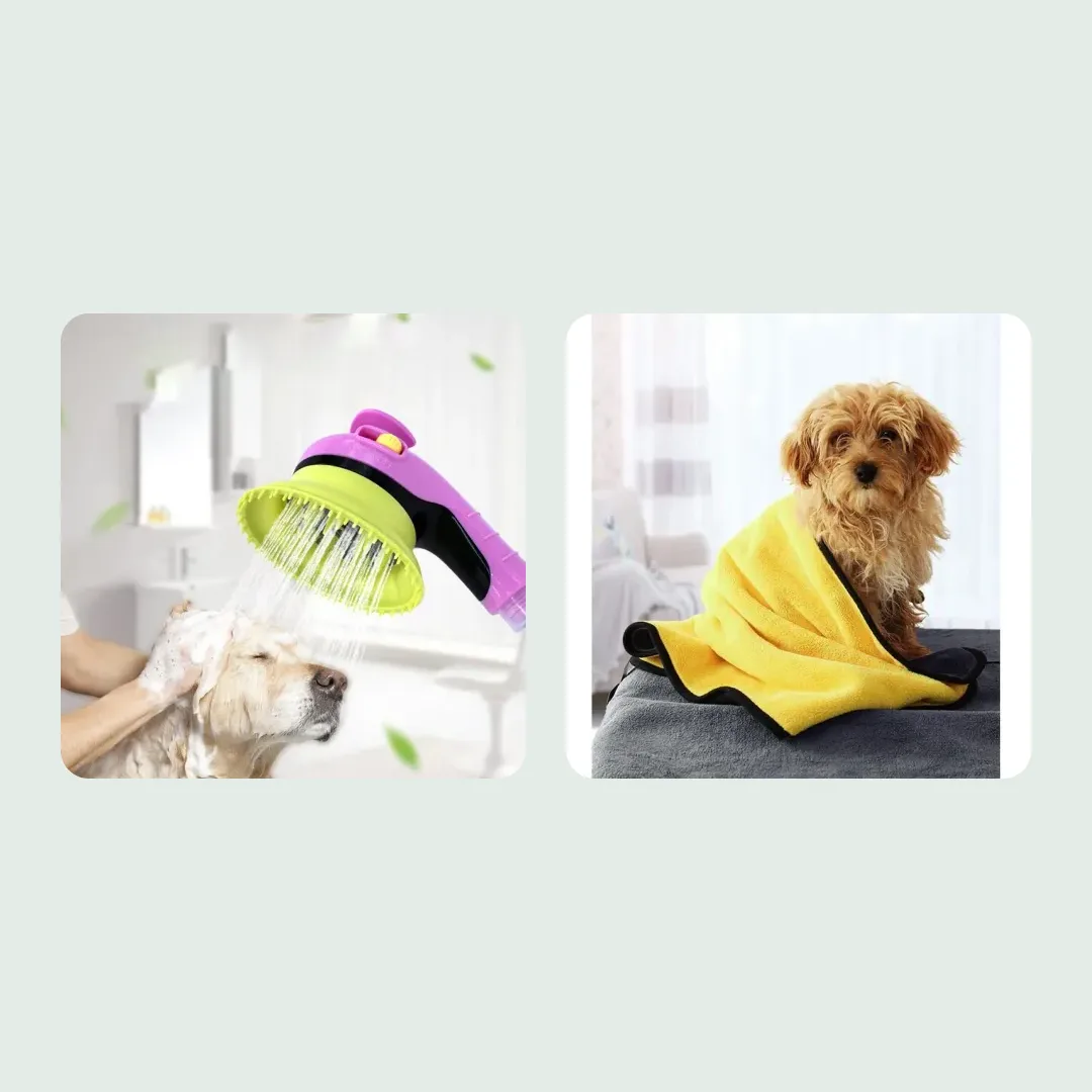 Pack Retour de Balade : douchette et serviette microfibre
