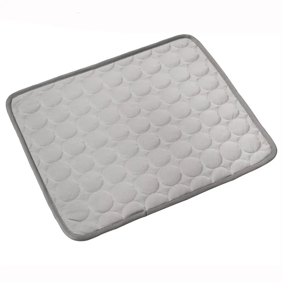 Tapis rafraîchissant gel coloris gris